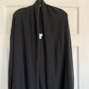 Club Monaco 100% Cashmere Black Open Cardigan - Size XS/S